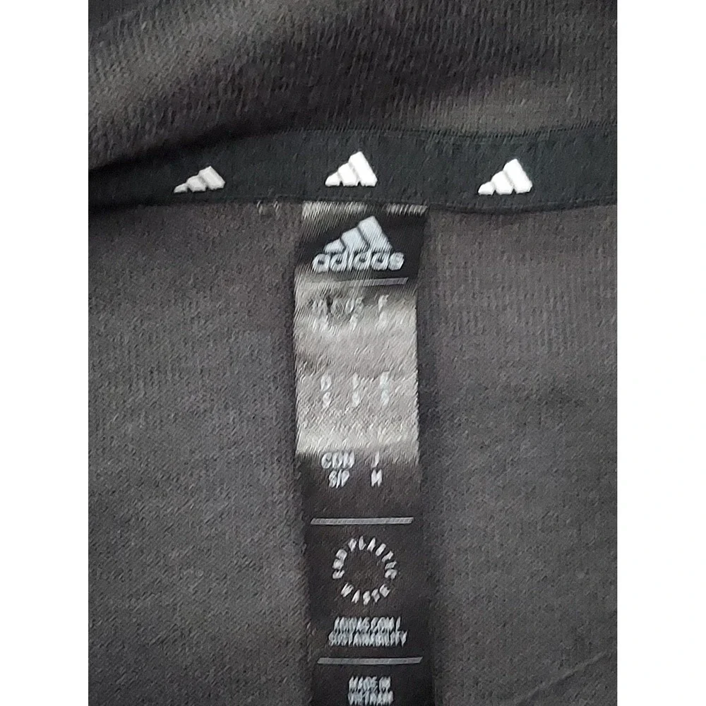 Lot 3 ADIDAS Hoodies Mens Small Red Black Pullover Logo Pockets Sweat Shirt Gym